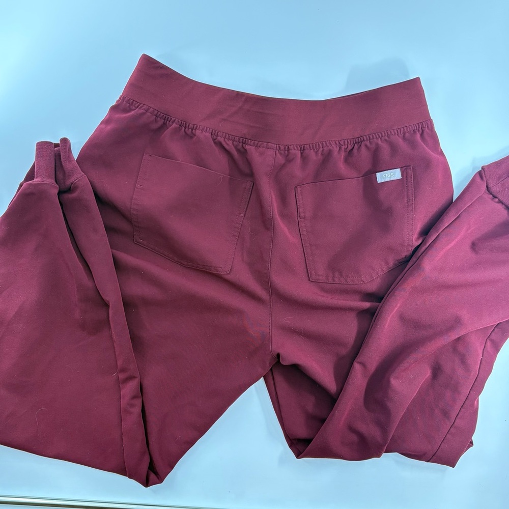 Figs Women’s Technical Collection Large Maroon Jo… - image 2